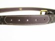 Photo4: LOUIS VUITTON Monogram Mini Brown Canvas Brown Leather Belt #7926