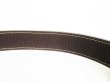 Photo5: LOUIS VUITTON Monogram Mini Brown Canvas Brown Leather Belt #7926