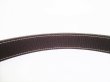 Photo6: LOUIS VUITTON Monogram Mini Brown Canvas Brown Leather Belt #7926