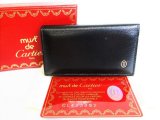 Photo: Cartier Pasha de Cartier Black Leather 6 Pics Key Cases #7947