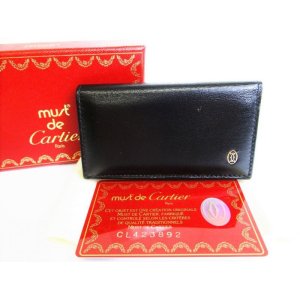 Photo: Cartier Pasha de Cartier Black Leather 6 Pics Key Cases #7947