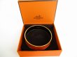 Photo12: HERMES Orange Enamel Bangle Bracelet Emaiyu GM #7953