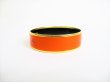 Photo3: HERMES Orange Enamel Bangle Bracelet Emaiyu GM #7953