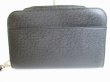 Photo2: LOUIS VUITTON Taiga Ardoise Leather Clutch Bag Document Case Baikal #7956