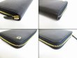 Photo7: GUCCI Interlocking G Black Leather Round Zip Long Wallet Purse #7957