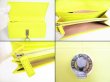 Photo8: BVLGARI Yellow Leather Logo Clip Bifold Long Wallet #7971