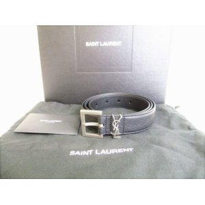 Photo: Saint Laurent Paris YSL Yves Saint Laurent Leather Belt Size 89-99cm #7974