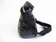 Photo3: HUNTING WORLD Black Nylon Crossbody Bag Shoulder Bag Purse #7988