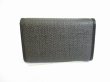 Photo2: BVLGARI Weekend Gray PVC Black Leather 6 Pics Key Cases #7991