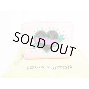 Photo: LOUIS VUITTON Epi Monogram LV Stories Rose Ballerine Leather Zippey Coin Purse #7996