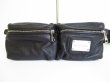 Photo1: DOLCE&GABBANA Black Leather Waist Pack Body Bag Purse #8007