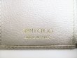 Photo10: Jimmy Choo Metal Stars Gray Leather Trifold Wallet Compact Wallet #8028