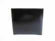 Photo2: BVLGARI Black Leather Bifold Men Wallet Compact Wallet #8037