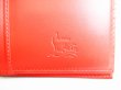 Photo10: Christian Louboutin Emblem Motif Black Red Leather Bifold Long Wallet #8054