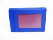 Photo2: BVLGARI Cobalt Tourmaline Leather Business Card Holder Pass Case #8056