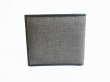 Photo2: BVLGARI Weekend PVC Leather Gray Bifold Wallet Compact Wallet #8073