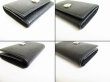 Photo7: BVLGARI Black Grain Calf Leather Business Card Case Card Holder #8080