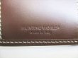 Photo10: HUNTING WORLD Beige Canvas Brown Leather Gold H/W 6 Pics Key Cases #8092