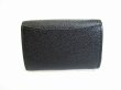 Photo2: BVLGARI Leather Black Logo Clip Coin Purse #8114