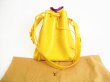 Photo1: LOUIS VUITTON Epi Yellow Leather Shoulder Bag Purse Petit Noe #8120