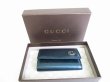 Photo12: GUCCI Interlocking G Metallic Blue Leather 6 Pics Key Cases #8137