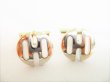 Photo4: HERMES H Motif Sterling Silver Ag925 Cufflinks Cuffs #8177