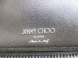 Photo10: Jimmy Choo Metal Stars Black Biker Leather Round Zip Wallet #8185