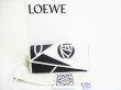 Photo1: LOEWE Puzzle White Black Leather Continental Wallet Long Wallet #8192