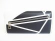 Photo2: LOEWE Puzzle White Black Leather Continental Wallet Long Wallet #8192