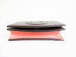 Photo5: Salvatore Ferragamo Gancini Gray Pink Leather Bifold Wallet #8204