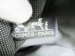 Photo10: HERMES Gray Canvas Her Line Hand Bag Tot Bag MM Purse #8206