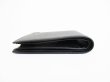 Photo6: PRADA Black Saffiano Leather Bifold Wallet Compact Wallet #8219