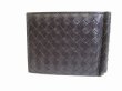 Photo2: BOTTEGA VENETA Intrecciato Black Leather Bifold Bill Wallet #8223