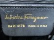 Photo10: Salvatore Ferragamo Vara Navy Blue Leather Hand Bag w/Strap #8275