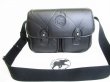 Photo1: HUNTING WORLD  Black Nylon Messenger Bag BATTUE ORIGIN #8332