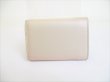 Photo2: Christian Louboutin Panettone Beige Leather Trifold Wallet Mini Wallet #8369