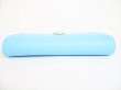 Photo6: BVLGARI Light Blue Leather Logo Clip Bifold Long Wallet #8376