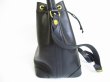 Photo3: HUNTING WORLD Black Leather Crossbody Bag Shoulder Bag Purse #8390