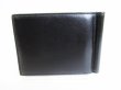 Photo2: Saint Laurent Paris Black Leather and Cotton Bifold Bill Wallet #8407