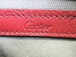 Photo10: Cartier Red Spinel Taurillon Leather Hand Bag C de Cartier MM #8418