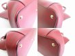 Photo6: Cartier Red Spinel Taurillon Leather Hand Bag C de Cartier MM #8418