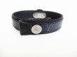 Photo5: LOUIS VUITTON Monogram Eclipse Leather LV Circle Bangle Bracelet #8427