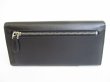 Photo2: PRADA Saffiano Black Leather Bird Motif Bifold Long Wallet #8430