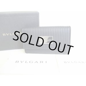 Photo: BVLGARI Mirerige Black Leather 6 Pics Key Cases #8439