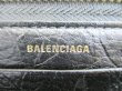 Photo10: BALENCIAGA Graffiti Black Leather Round Zip Wallet #8448