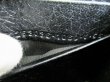 Photo11: BALENCIAGA Graffiti Black Leather Round Zip Wallet #8448