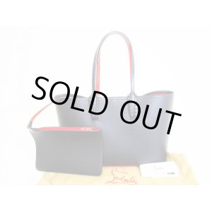 Photo: Christian Louboutin Black Leather Cabata Small Tote Bag Shopping Bag #8455