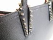 Photo11: Christian Louboutin Black Leather Cabata Small Tote Bag Shopping Bag #8455