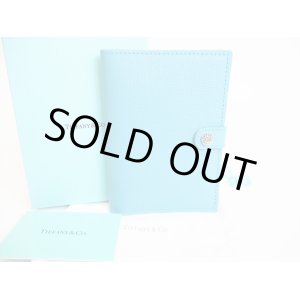 Photo: Tiffany&Co. Blue Leather Passport Holder Notebook Holders #8458