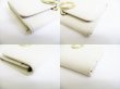 Photo7: BVLGARI Logo Clip White Leather Business Card Case Card Holder #8464